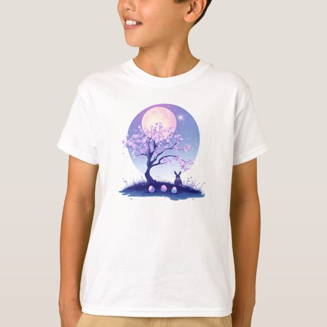 Lunar Bunny Night T-Shirt (Front)