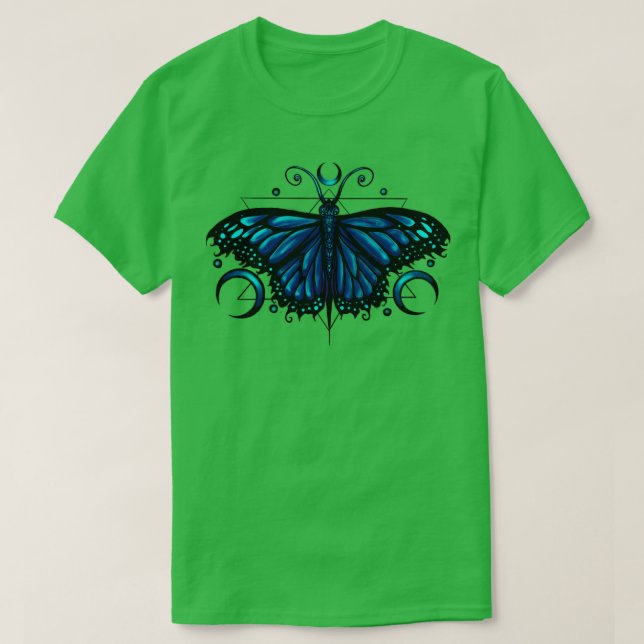 Lunar Butterfly  T-Shirt (Design Front)