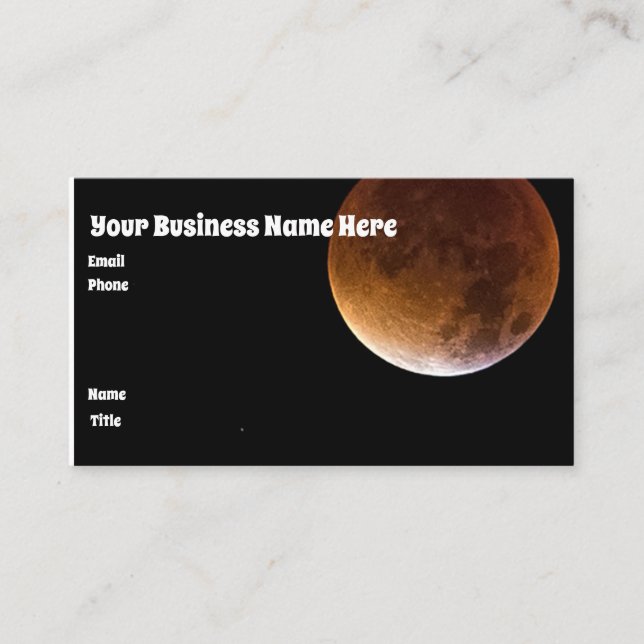 Lunar Cal Business Card (Front)