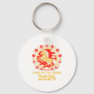 Lunar Chinese New Year 2026 Year Of The Horse Zodi Key Ring
