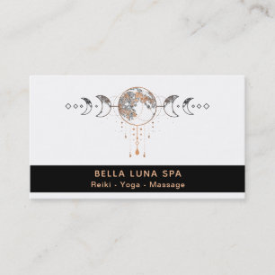 *~* Lunar Cosmos Moon Phases Universe Shaman Business Card