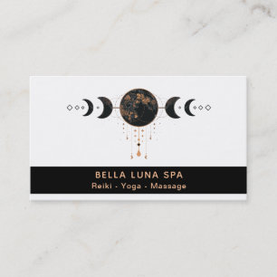 *~* Lunar Cosmos Shaman Moon Phases Universe Business Card
