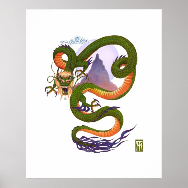 Lunar Dragon print (Front)
