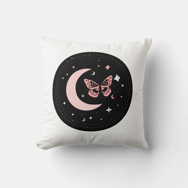Lunar Dreams & Butterfly Nights Cushion (Front)