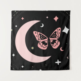 Lunar Dreams & Butterfly Nights Tapestry