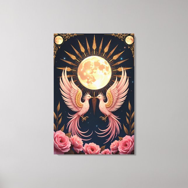 Lunar Dreams: Ethereal Cosmic Wall Decor (Front)