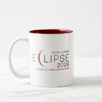 Lunar Eclipse 2026 Custom Location Commemorative