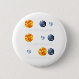 Lunar Eclipse 6 Cm Round Badge