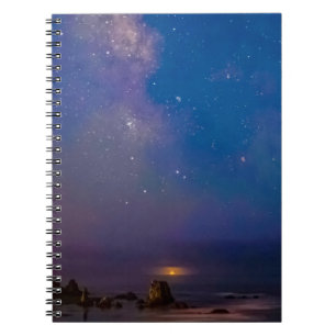 Lunar Eclipse & Milky Way   Bandon Beach, Oregon Notebook