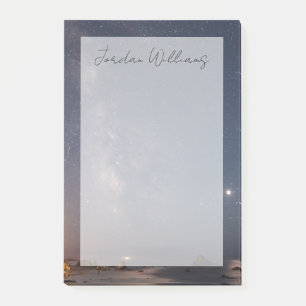 Lunar Eclipse & Milky Way   Bandon Beach Oregon Post-it Notes