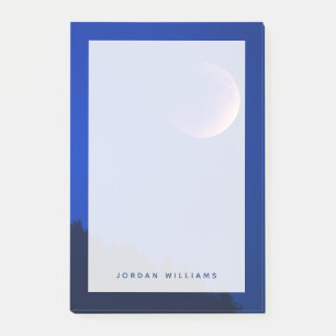 Lunar Eclipse Over Forest   Zug, Switzerland Post-it Notes