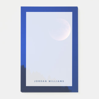 Lunar Eclipse Over Forest | Zug, Switzerland Post-it Notes