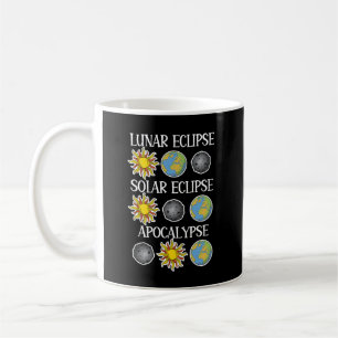 Lunar Eclipse Solar Eclipse Apocalypse Funny Space Coffee Mug
