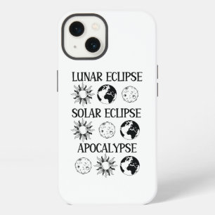 Lunar Eclipse Solar Eclipse Apocalypse Funny Space iPhone 13 Case