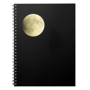 Lunar Eclipse Spiral Notebook