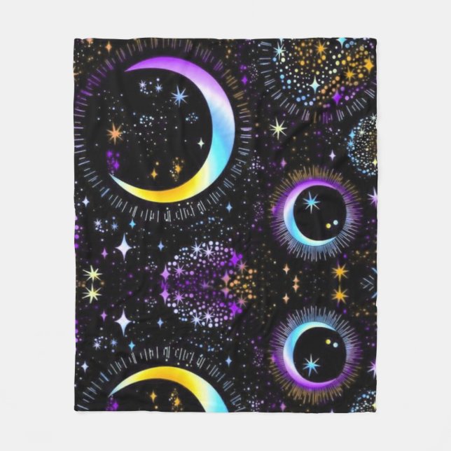 Lunar  fleece blanket (Front)