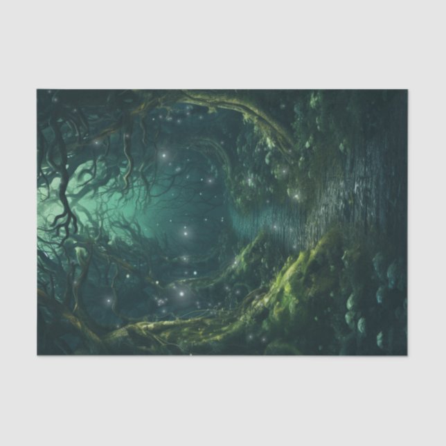 Lunar Forest Tissue Paper (Front)