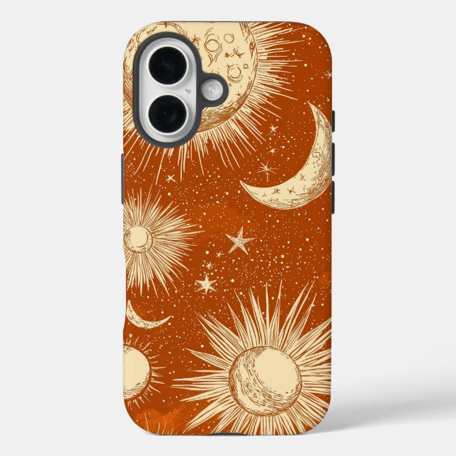 Lunar Glow Boho Phone Case (Back)