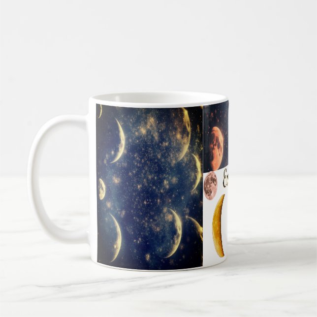 Lunar Glow Mug – Cosmic Tea Coffee Cup (Left)