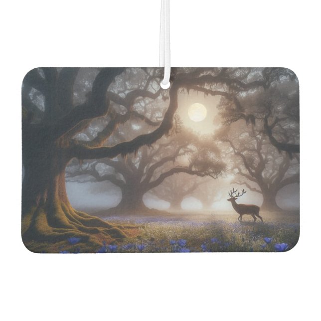 Lunar Harvest - Deer Car Air Freshener (Front)