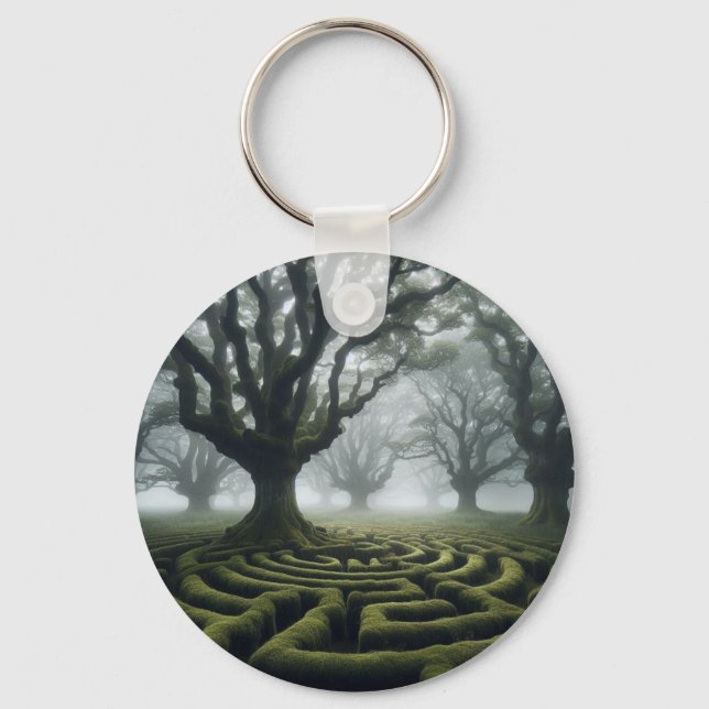 Lunar Harvest - Maze Key Ring (Front)