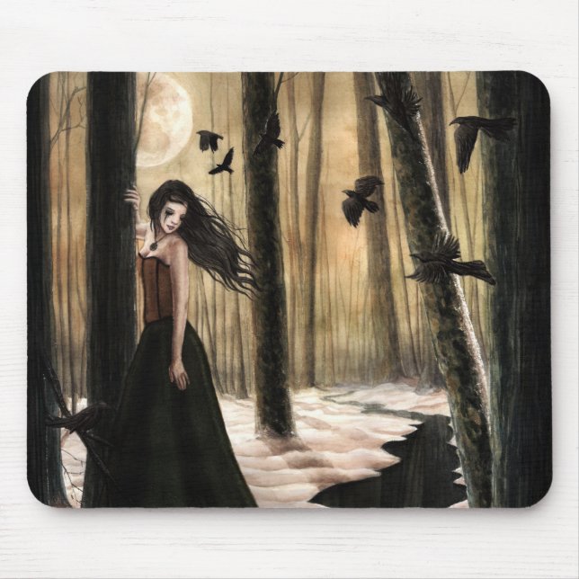 Lunar Lament Gothic Mousepad (Front)