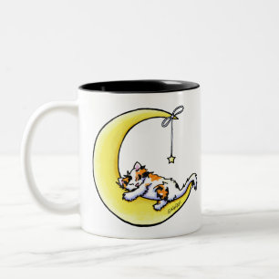 Lunar Love Calico Cat Mug