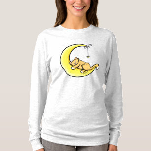 Lunar Love Orange Cat T-Shirt