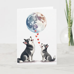 Lunar Love Sweet Fathers Day Card