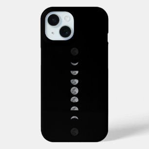 Lunar Moon Phases Celestial iPhone 15 Case