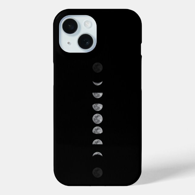 Lunar Moon Phases Celestial Case-Mate iPhone Case (Back)