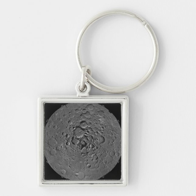 Lunar mosaic of the north polar region of the m key ring (Front)