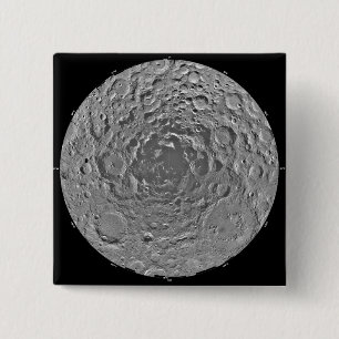 Lunar mosaic of the south polar region of the m 15 cm square badge