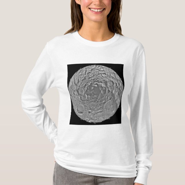 Lunar mosaic of the south polar region of the m T-Shirt (Front)