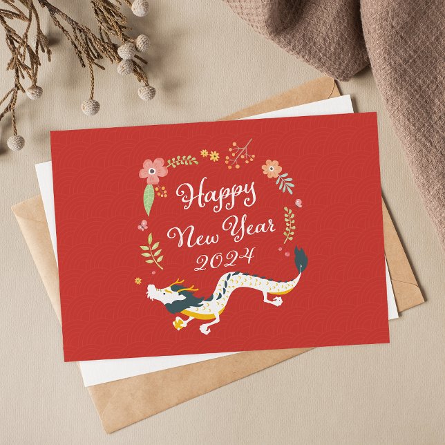 Lunar New Year 2024 Year Of Dragon Postcard (Creator Uploaded)