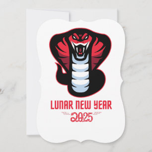 Lunar New Year 2025 Year Of The Snake Invitation