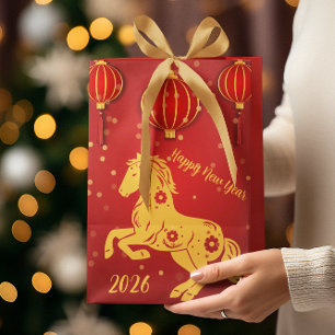 Lunar New Year 2026   Year of the Horse Medium Gift Bag