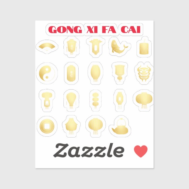 Lunar New Year 5 gold (Sheet)