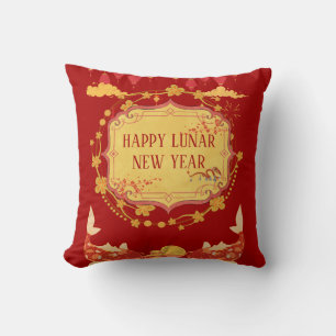 Lunar New Year Celebration: A Night of Joy Cushion