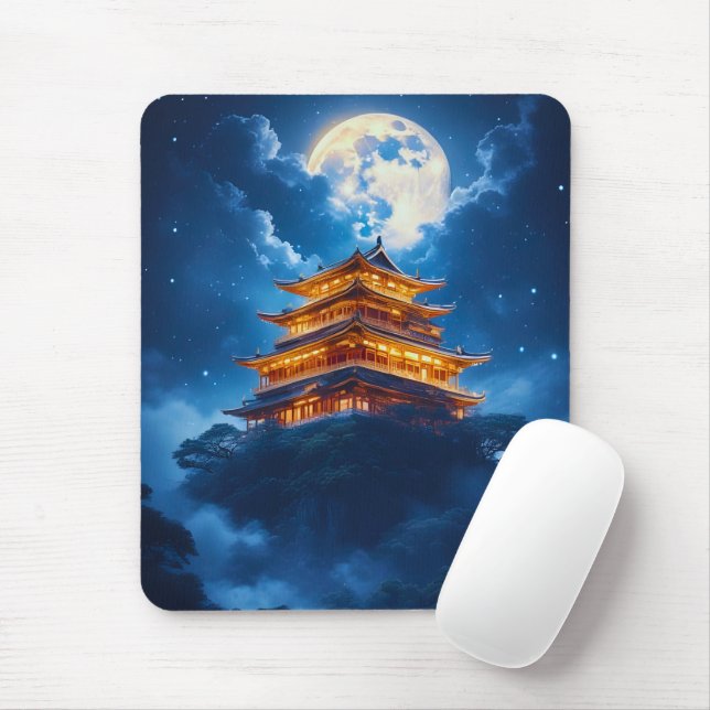 Lunar Palace in the Celestial Mountains Mouse Pad (With Mouse)