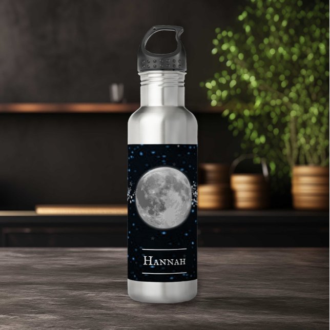 Lunar Personalised 710 Ml Water Bottle (Lunar Personalized Stainless Steel Water Bottle)