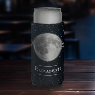 Lunar Personalised Can Cooler