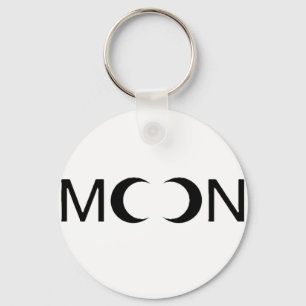 Lunar Phases Typography / Tipografia das Fases Lun Key Ring