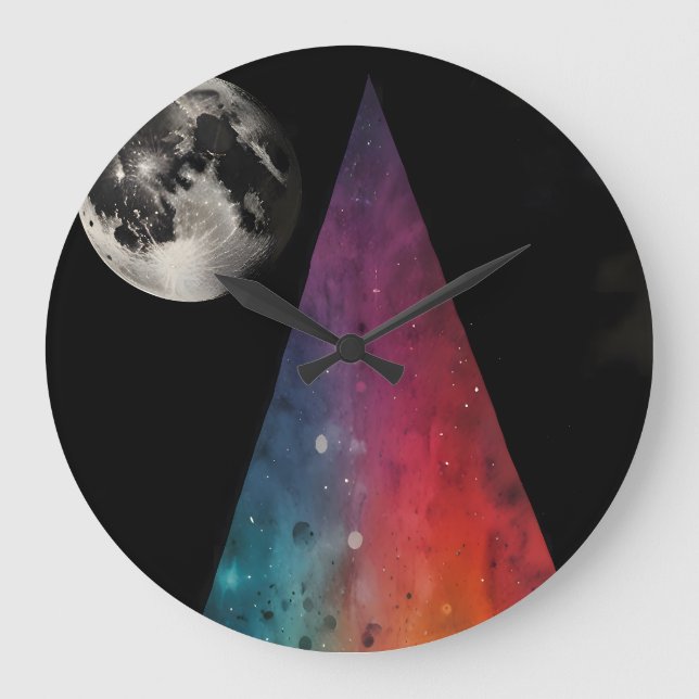 Lunar Prism Large Clock (Front)