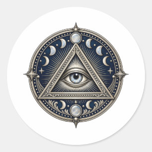 Lunar Silver Eye Sticker
