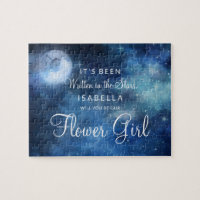 Lunar Sky Full Moon Be Our Flower Girl Proposal