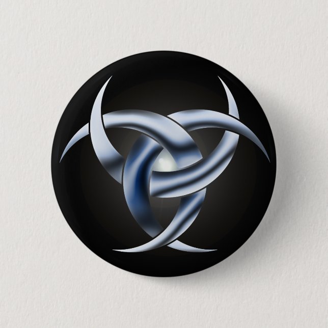 Lunar Triple Goddess Button (Front)