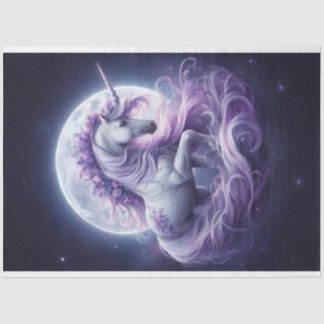 Lunar Unicorn Tissue Paper