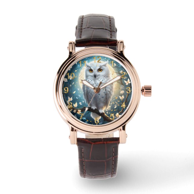Lunar Vigil: The White Snow Owl Watch (Front)