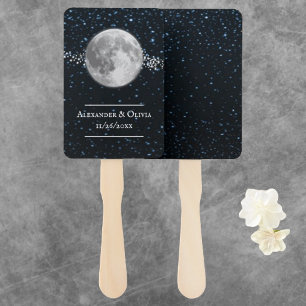 Lunar Wedding Favour Hand Fan